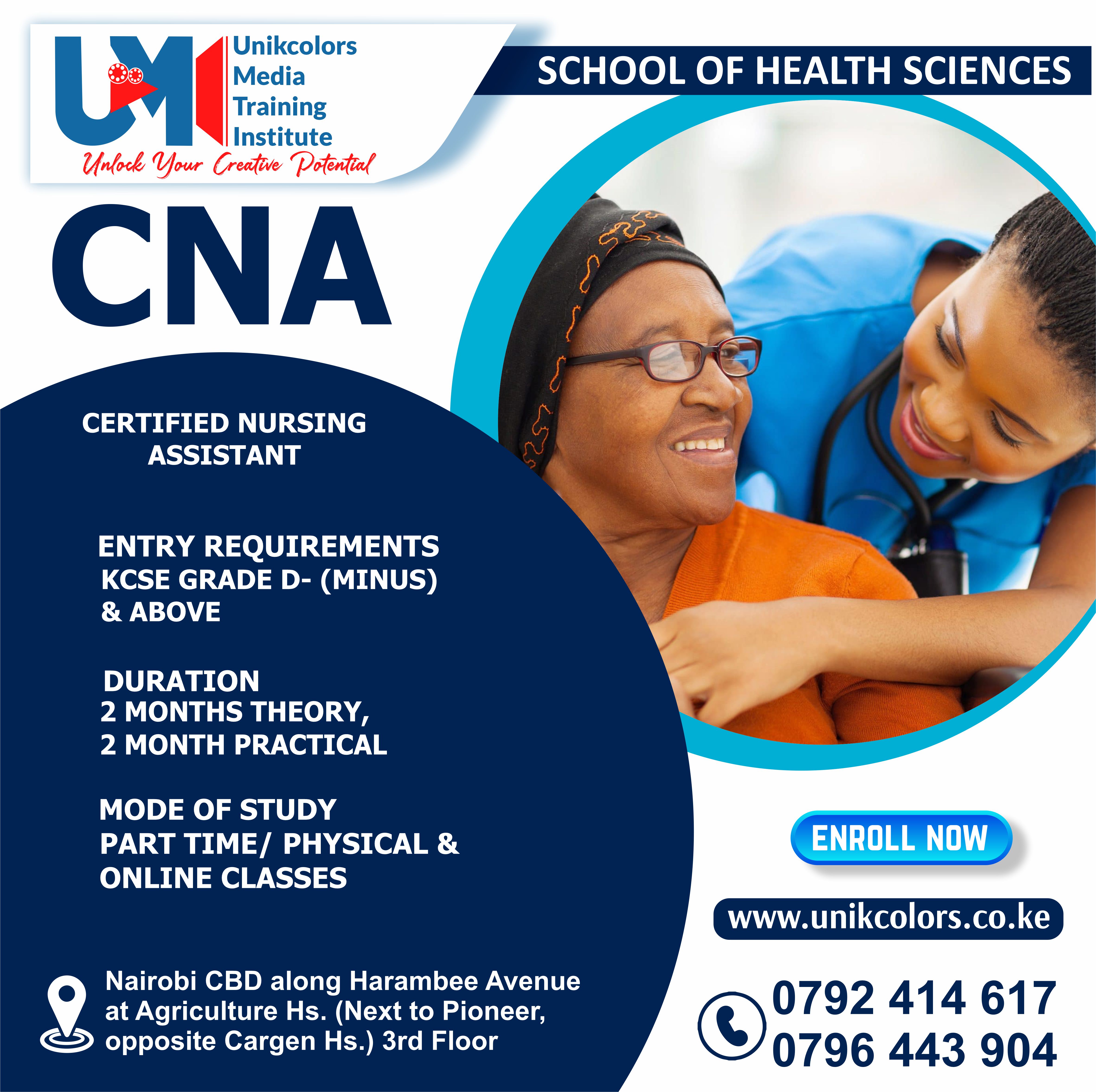 CERTIFIED NURSING ASSISTANT - CARE GIVER COURSE